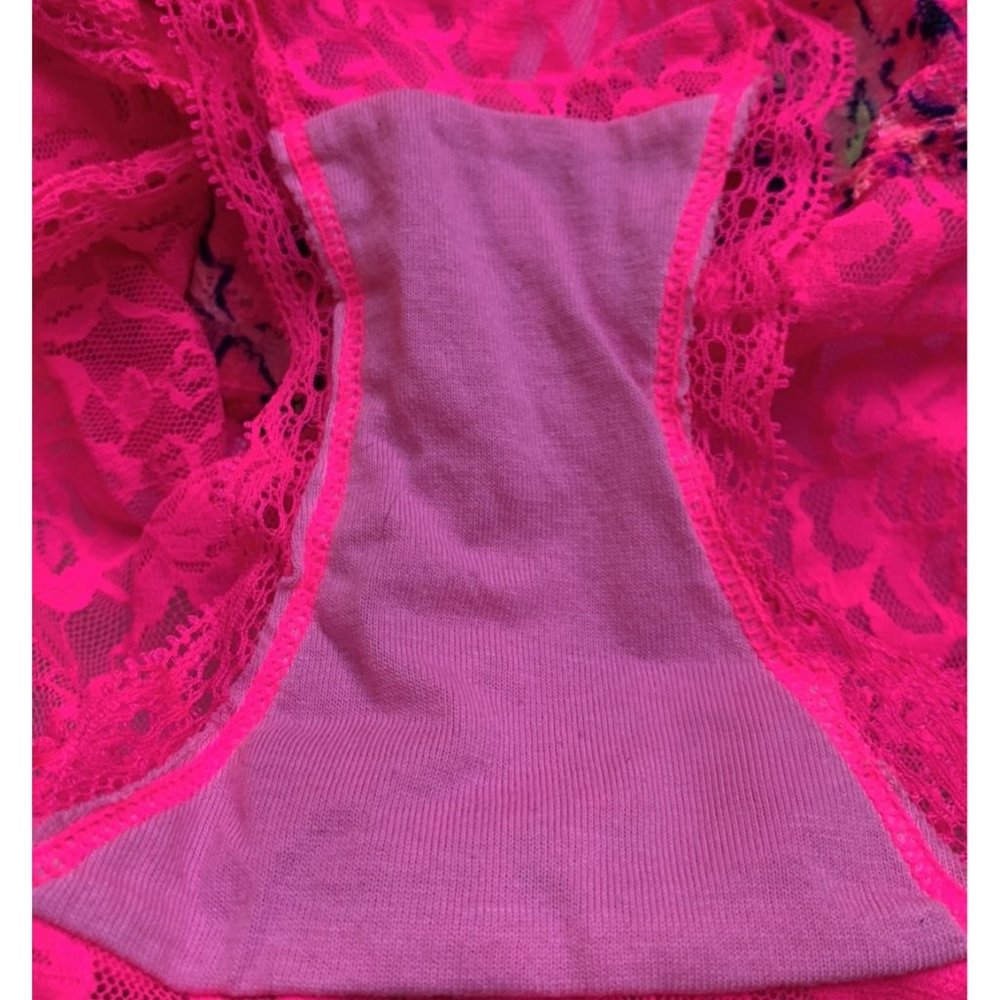 Fruit of the Loom Pink Lace Hipster Panty Underwear Women’s 7 - Picture 5 of 7